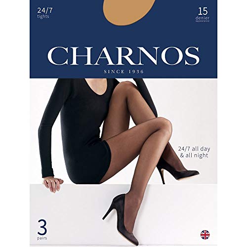 CHARNOS Damen 15 Denier Tight 3PP Strumpfhose, 15 DEN, Gold (Sherry), 33 von Charnos