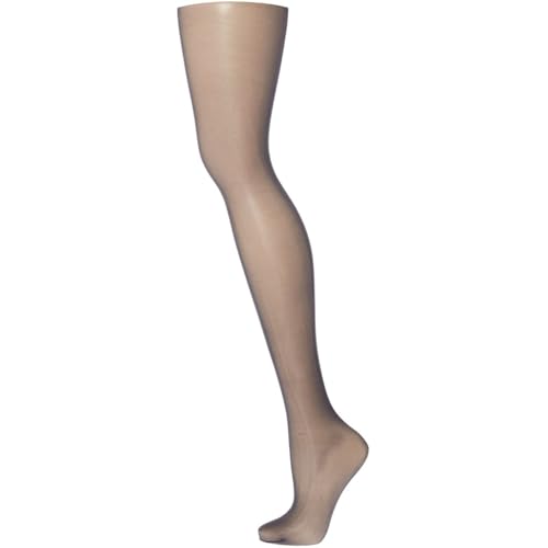 Charnos Damen 1pp 10 Denier Elegance Ultra Sheer Tight Strumpfhose, 10 DEN, Schwarz, L von Charnos