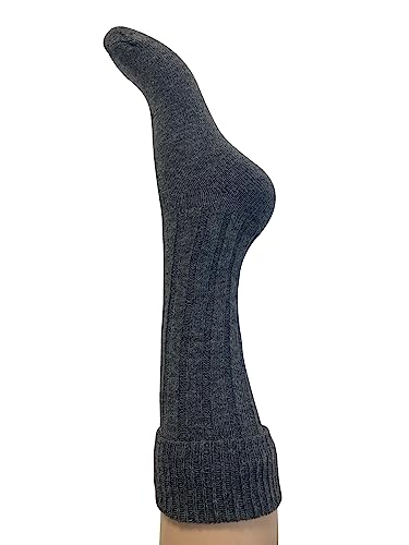 Charnos Damen Stiefelsocken, Anthrazit, Einheitsgröße Socken, One Size von Charnos