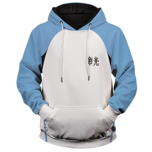 Charous Anime Kuroko's Basketball TEIKO Cosplay Hoodie,2023 Digitaldruck Pullover Für Manga Cosplay Oder Geschenk von Charous
