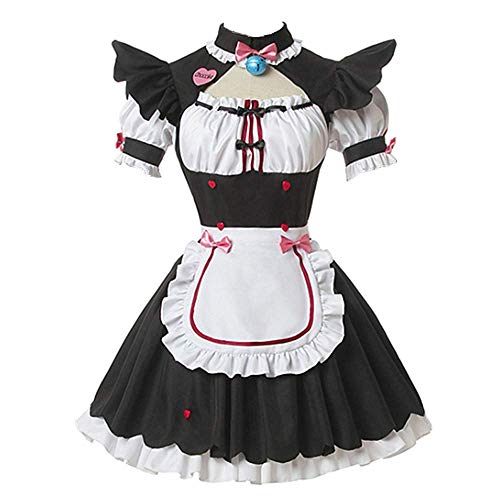 Charous Anime NEKOPARA Cosplay Kostüm, schöne Dienstmädchen Uniformen für Frauen Halloween Weihnachten Karneval Thema Party Cosplay Full Set verwendet von Charous
