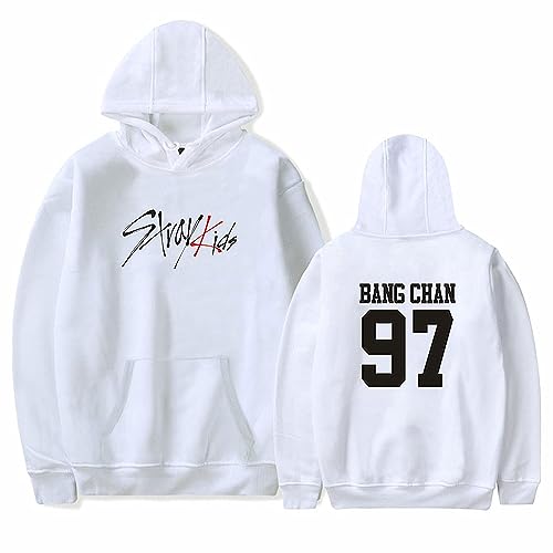 Charous Kpop-Stray Kids Band Members BANG CHAN Hoodie,Weibliche Sweatshirt für Unterstützung BANG CHAN Fans Geschenk von Charous