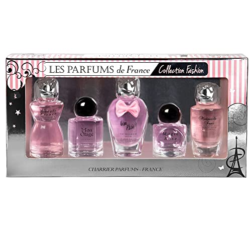 Charrier Parfums - 'Fashion Collection' Gift Set of 5 French Miniature Perfumes 1.75 fl.oz von Charrier Parfums