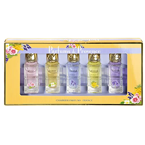 Charrier Parfums Geschenk-Set Provence von 5, Miniatures Eau de Toilette, 54 ml von Charrier Parfums