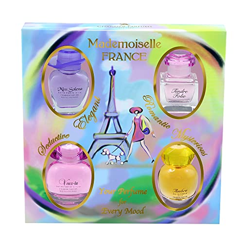 Charrier Parfums – Gift set 'Mademoiselle France' 4 miniaturen Eau de Parfum 44.1 ml von Charrier Parfums