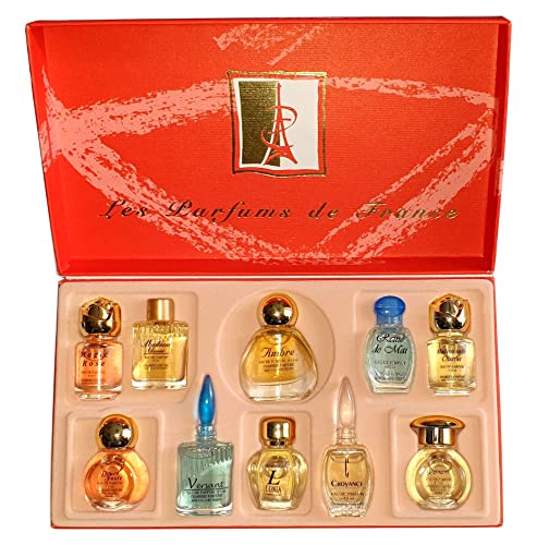 Top Ten Gift Set of 10 Eau de Parfums Miniatures Total 57,8 ml | 10 Stück (1er Pack) von Charrier Parfums