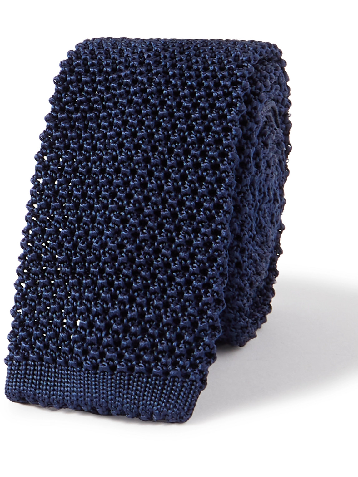 Charvet - 5cm Knitted Silk Tie - Men - Blue von Charvet