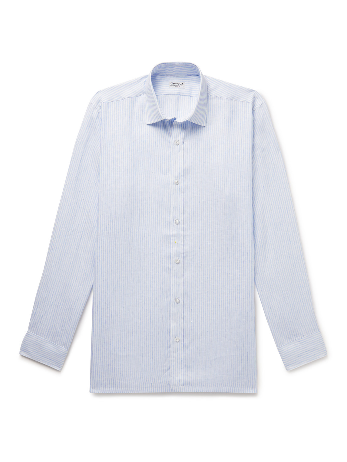 Charvet - Striped Linen Shirt - Men - Blue - EU 38 von Charvet