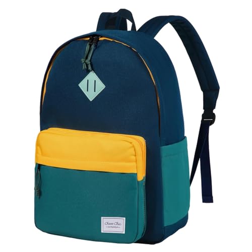 Chase Chic Kinder Rucksack - Leichter, wasserabweisender Schulranzen für Jungen und Mädchen, ideal für Reisen und Kindertagesstätten Blau von Chase Chic