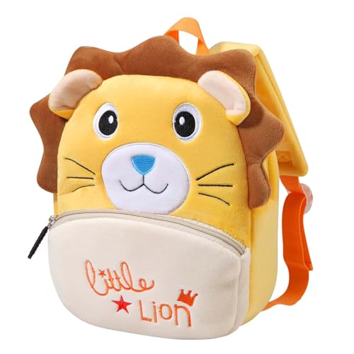 Chase Chic Kinderrucksack für Kleinkinder, Kleinkind-Rucksack für Mädchen, Mini Cartoon Kinder Rucksack, Leichtgewichtig Kindergarten Rucksack, Niedlichen Löwe von Chase Chic