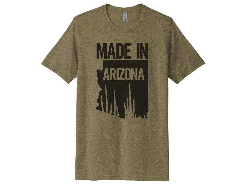 Hergestellt in Arizona, Az T-Shirt, Unisex Für Erwachsene T, Arizona Shirt, Geschenk Ihn, Geboren Bekleidung, Mama T-Shirts, T-Shirt von ChaseMeTees