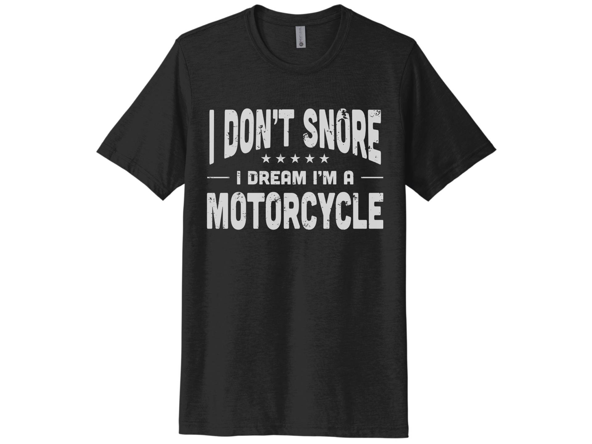 Motorcyle Shirt, Ich Schnarche Nicht, Träume, Bin Ein Motorrad, Schnarchendes Sublimation T, Geschenk Für Schnarchen, Weiche Bella Motorrad-T, Papa von ChaseMeTees