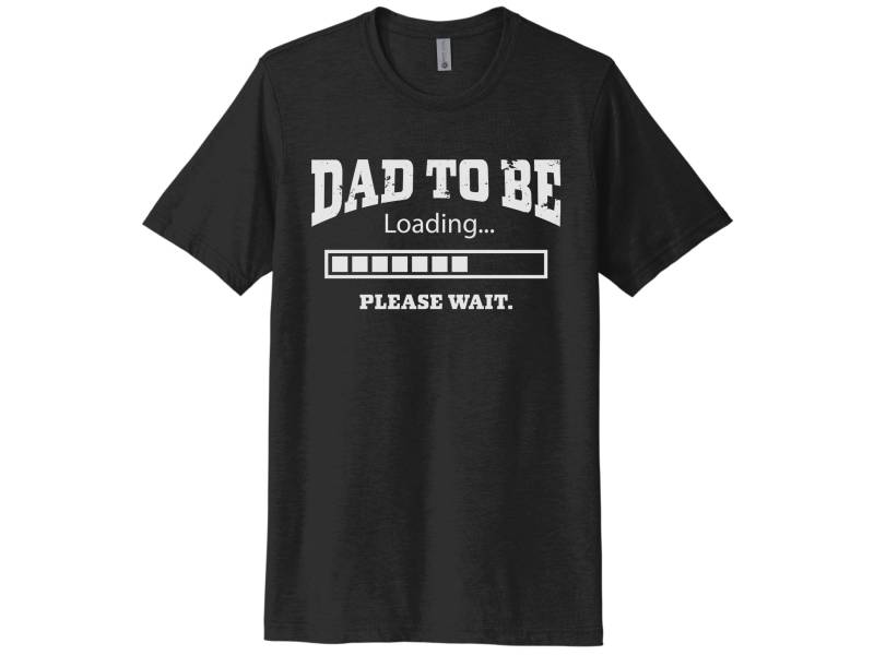 Papa Zu Sein Shirt, Herren Baby Ankündigung, Bitte Warten, Offenbaren Schwangerschaftansage, Neues T-Shirt von ChaseMeTees