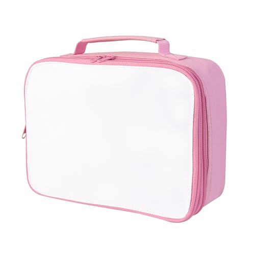 Chashaobo Personalisierbare leere Lunchtasche und Aufbewahrungstasche, Make-up-Kosmetik-Organizer, abnehmbare Frontplatte für einfache Wärmepresse, perfekt für selbstgemachte Geschenke, Arbeit, Schule Chashaobo Personalisierbare leere Lunchtasche und Aufbewahrungstasche, Make-up-Kosmetik-Organizer, abnehmbare Frontplatte für einfache Wärmepresse, perfekt für selbstgemachte Geschenke, Arbeit, Schule von Chashaobo