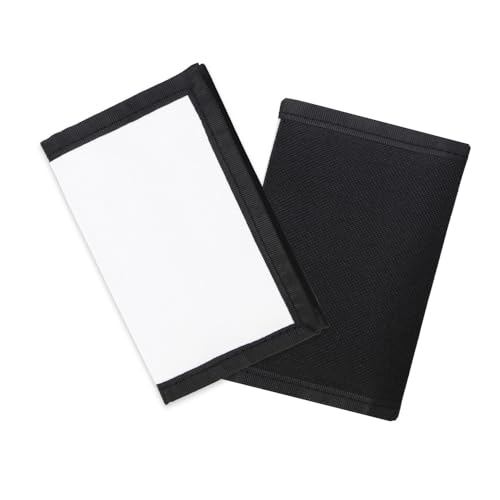 Sublimations-Blanko-Brieftasche, Wärmeübertragung, Blanko-Kartenhalter, Weihnachten, Abschlussfeier, DIY-Geschenke, Schwarz, 4PCS von Chashaobo