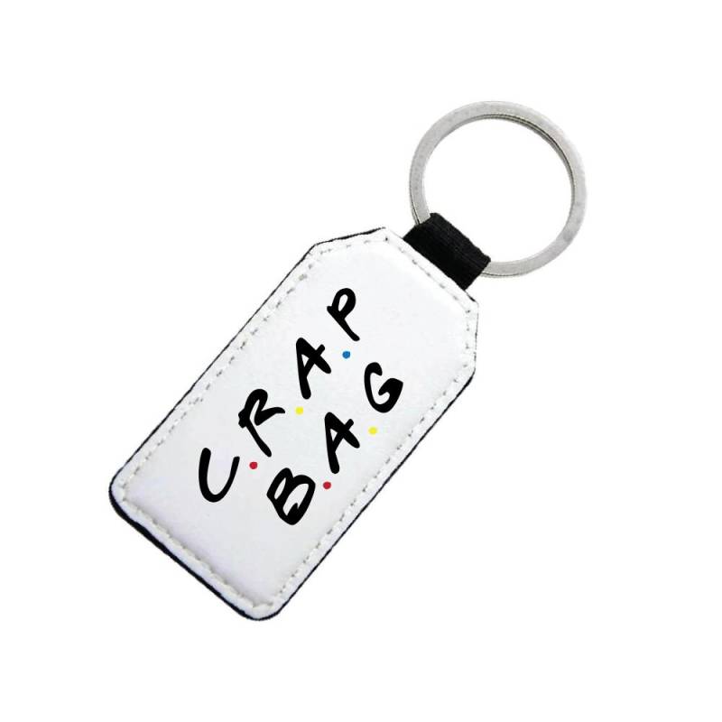 Crap Bag - Freunde Inspiriert Pu-Leder Schlüsselanhänger Lustig Geschenk Crap Bag - Freunde Inspiriert Pu-Leder Schlüsselanhänger Lustig Geschenk von ChasingStarsUK