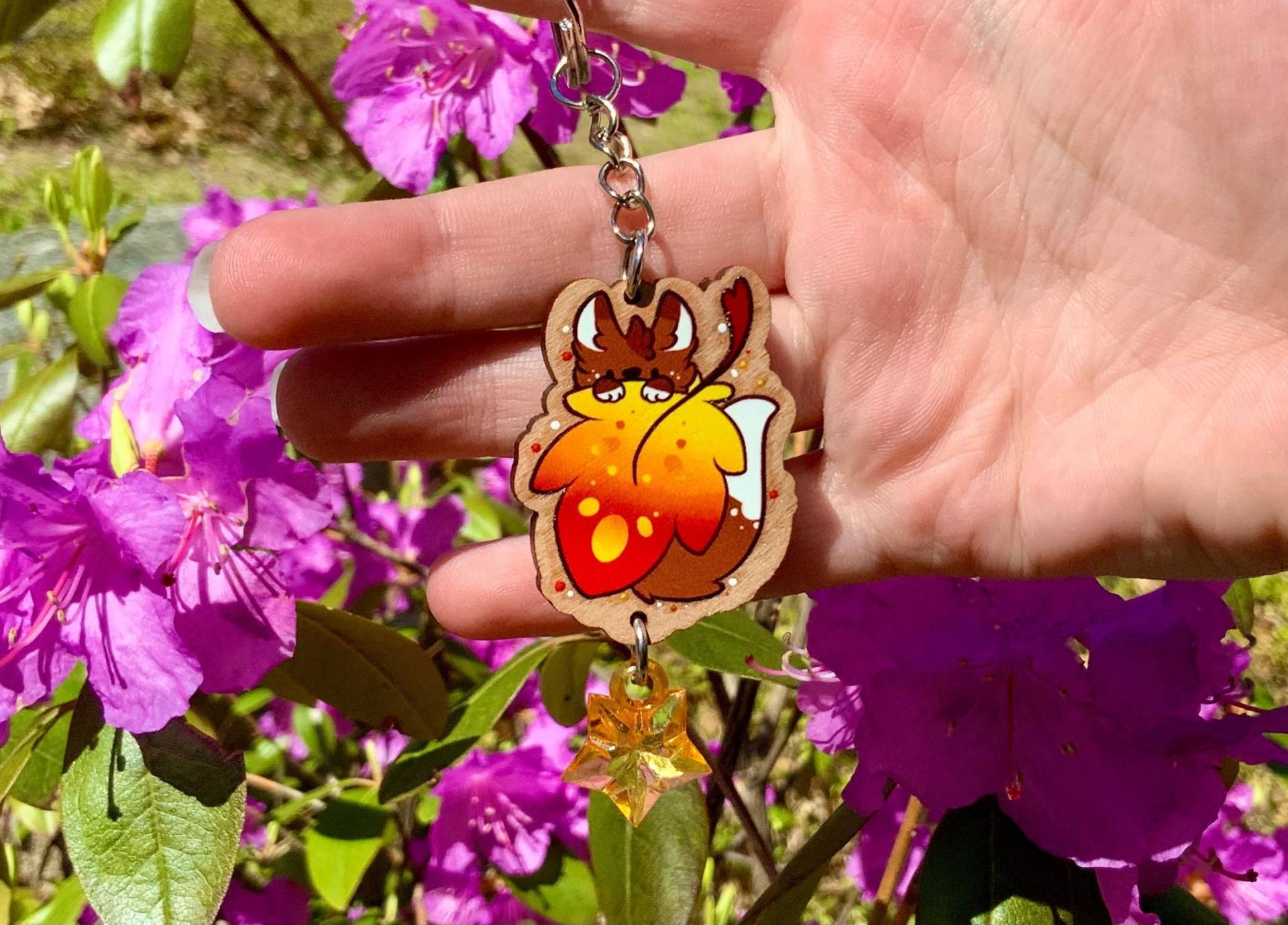 Kirschbaum Fuchs Charm Pipsqueak Schlüsselanhänger Handyanhänger Kirschbaum Fuchs Charm Pipsqueak Schlüsselanhänger Handyanhänger von ChasingTailsWorkshop