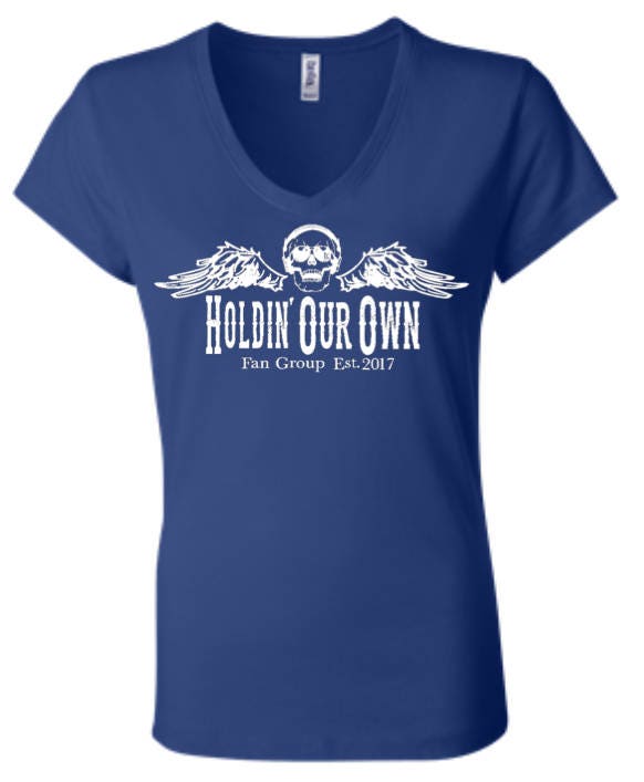 "Holdin "Unsere Eigene Fangruppe" Sonderedition Frauen Mit V-Ausschnitt." von ChattanoogaLucys
