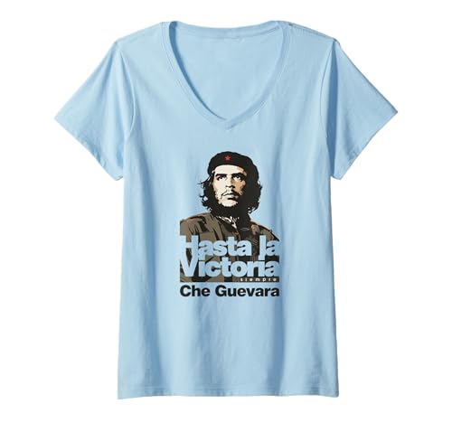 Damen Ernesto Che Guevara Tshirt Kuba Revolution Guerilla T-Shirt mit V-Ausschnitt Damen Ernesto Che Guevara Tshirt Kuba Revolution Guerilla T-Shirt mit V-Ausschnitt von Che Guevara Revolutionary