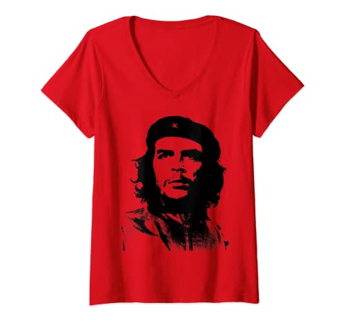 Damen Che Guevara Retro T-Shirt T-Shirt mit V-Ausschnitt von Che Guevara Tee Shirt!