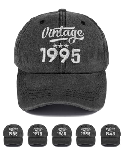 CheChury Baseball Cap Unisex BaseballKappe Geschenke zum 80 70 60 50 40 30 Geburtstag Mann Geschenk für Opa Papa Ruhestand Geschenk Basecap Herren Geschenkideen für Männer Vatertagsgeschenk,Schwarz-30 von CheChury