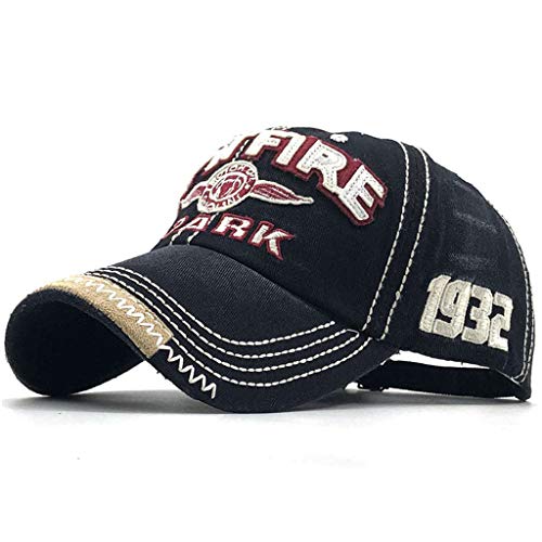 CheChury Baseball Kappe Basecap Unisex einstellbare Retro Baseball Hut Freizeit Cap modischste Cotton Cap Schreiben Outdoor Hut für Herren und Damen von CheChury