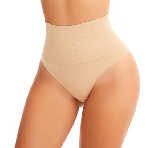 CheChury Bauchweg Mieder String Tanga Damen Hohe Taille Miederslip Hohe Figurformende Miederhose Slip Unterwäsche Nahtlose Unterhose Shaping String Miederslip Bauch Weg Effekt Shapewear Stark Formend von CheChury