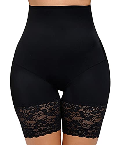 CheChury Damen Figurenformend Miederpants Miederhose Taille Shapewear Bauch Weg Anti Chafing Anti Rutsch Effekt Formt Sofort Unterhose mit Bein Hohe Taille Atmungsaktive Nahtlose Unterwäsche Shaping von CheChury