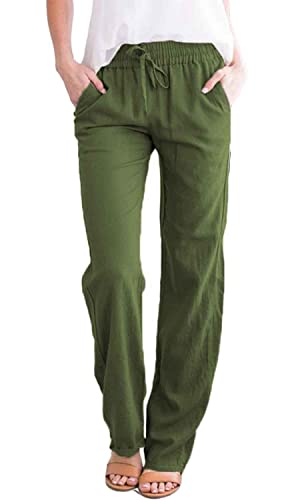CheChury Sommerhose Damen Leicht Freizeithose Frauen Loose Fit Sweathose Straight Bein Hose Leinenhose Lange Loose Beach Pants Weite Casual Strandhose Strand Jogginghose Hosen Lässige Stoffhose CheChury Sommerhose Damen Leicht Freizeithose Frauen Loose Fit Sweathose Straight Bein Hose Leinenhose Lange Loose Beach Pants Weite Casual Strandhose Strand Jogginghose Hosen Lässige Stoffhose von CheChury