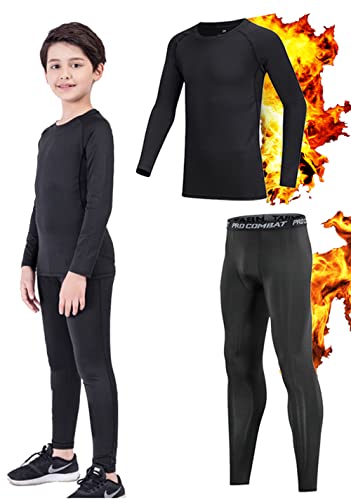 CheChury Thermounterwäsche Set für Kinder Funktionsunterwäsche Skiunterwäsche Jungen Atmungsaktiv Thermo Unterwäsche Warme Sportunterwäsche Kinder für Training Ski Radsport Fussball CheChury Thermounterwäsche Set für Kinder Funktionsunterwäsche Skiunterwäsche Jungen Atmungsaktiv Thermo Unterwäsche Warme Sportunterwäsche Kinder für Training Ski Radsport Fussball von CheChury
