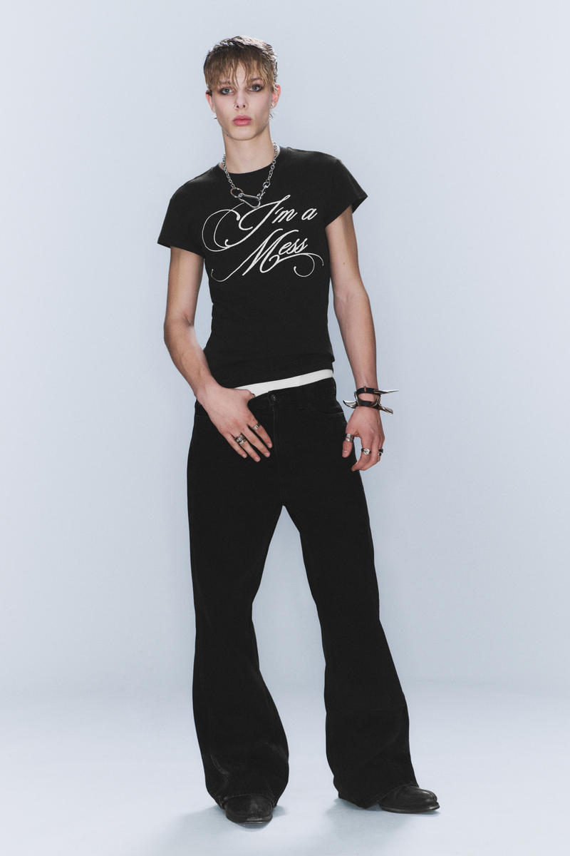 CM x LB Boo Bootleg Washed Black Unisex Jeans CM x LB Boo Bootleg Washed Black Unisex Jeans von Cheap monday