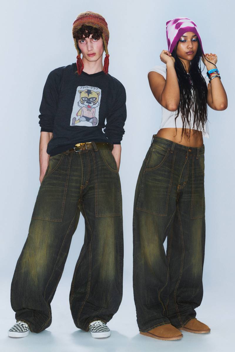 Dunno Unisex Low Rise Loose Barrel Leg Jeans von Cheap monday