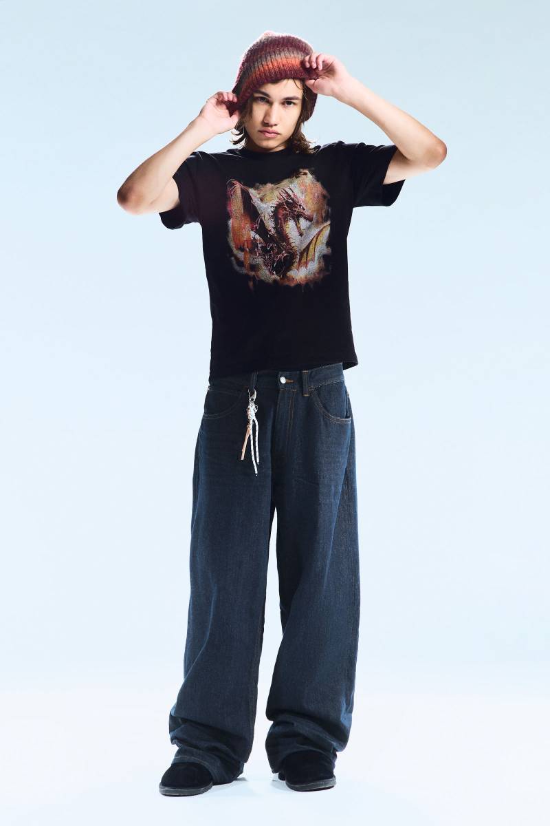 Looser Regular Waist Loose Straight Jeans von Cheap monday