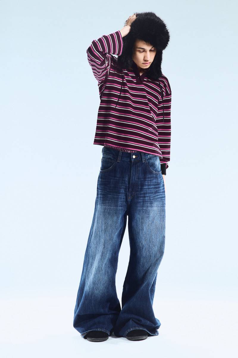 Rad Super Regular Waist Loose Wide Jeans von Cheap monday