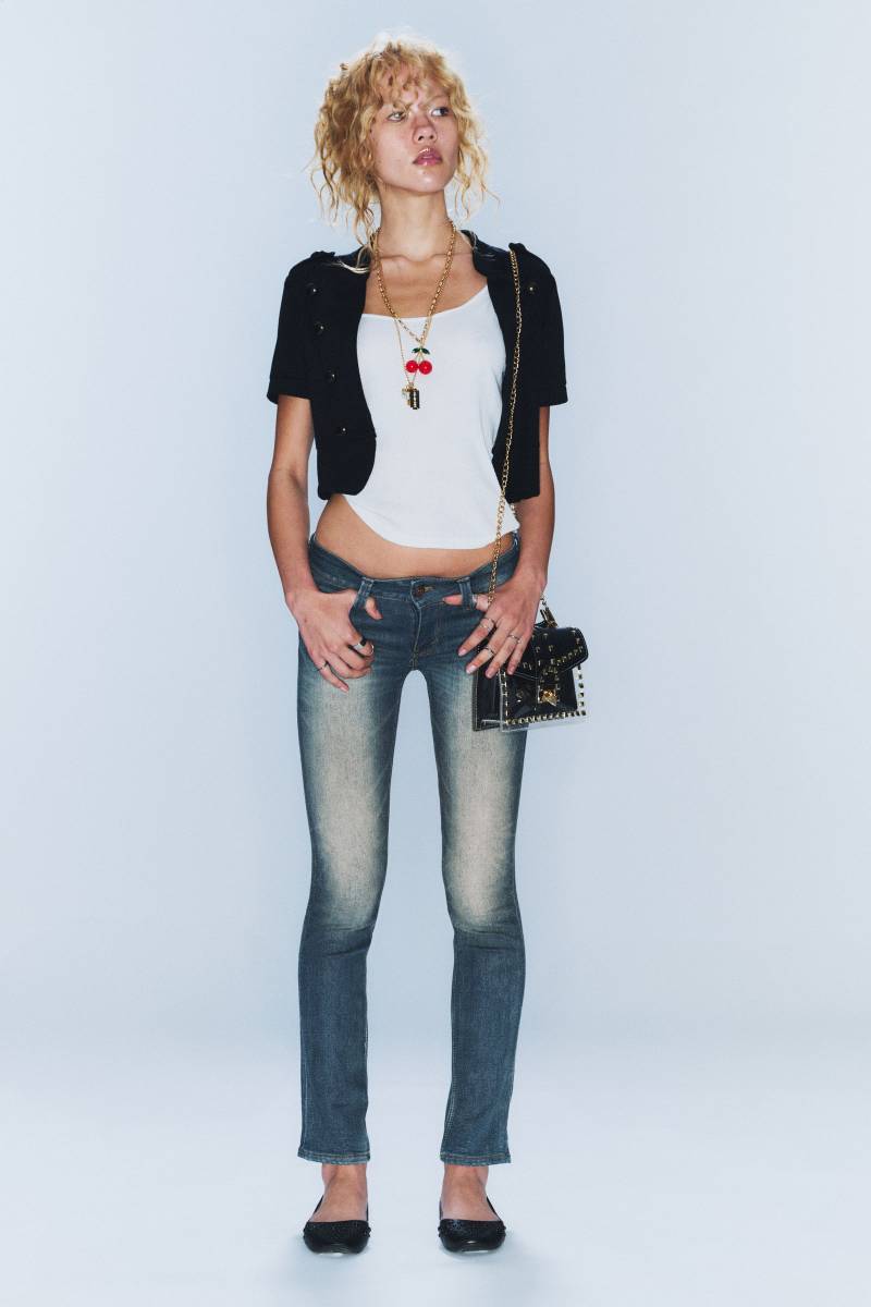 Sleezie Low Rise Skinny Jeans von Cheap monday
