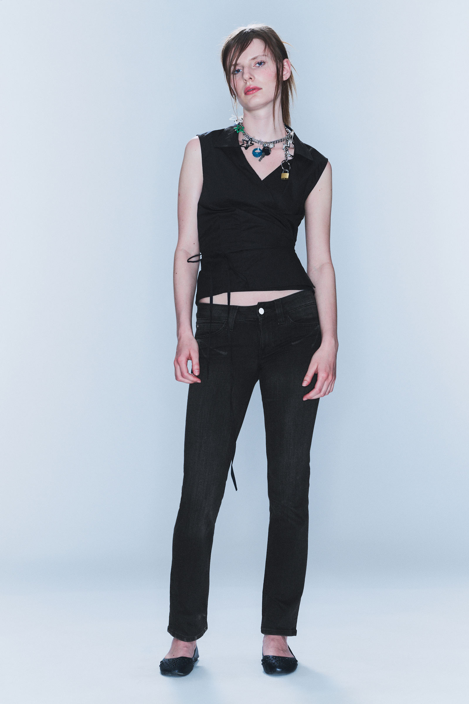 Sleezie Low Rise Skinny Jeans von Cheap monday