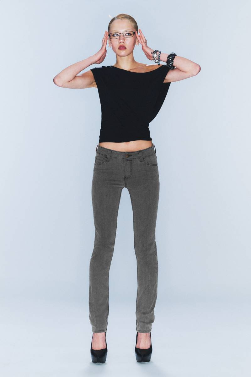 Sleezie Low Rise Skinny Jeans von Cheap monday