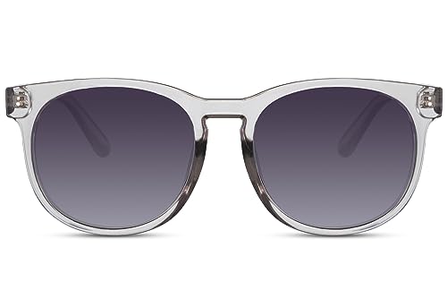 Cheapass Sonnenbrille für Herren und Damen transparent Retro Vintage recycelt modisch UV-Schutz von Cheapass