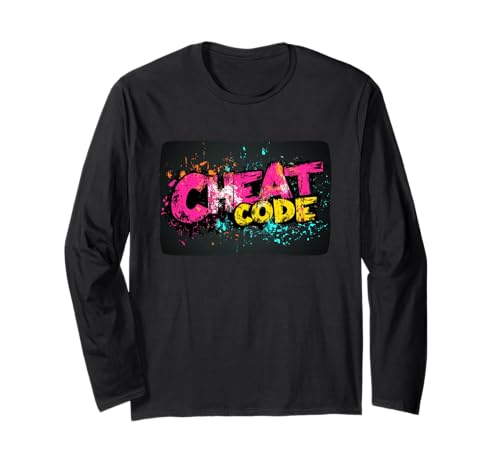 Buntes Cheat-Code-Kostüm für Jungen und Mädchen Langarmshirt Buntes Cheat-Code-Kostüm für Jungen und Mädchen Langarmshirt von Cheat Code Outfit