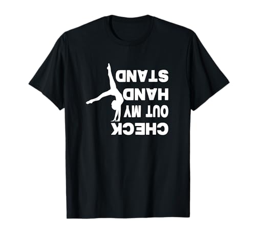Check Out My Handstand Gymnastik Athleten Gymnast Girl T-Shirt Check Out My Handstand Gymnastik Athleten Gymnast Girl T-Shirt von Check Out My Handstand Gymnastics Apparel