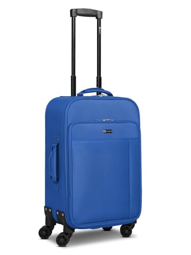 CHECK.IN Kabinen-Koffer für Damen und Herren | Kleiner Cabin-Trolley 35 x 22 x 55 cm Polyester Material | Teleskopgriff & Doppelrolle| Sevilla 2.0 Serie von Check in