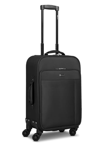 CHECK.IN Kabinen-Koffer für Damen und Herren | Kleiner Cabin-Trolley 35 x 22 x 55 cm Polyester Material | Teleskopgriff & Doppelrolle| Sevilla 2.0 Serie von Check in