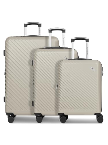 CHECK.IN Koffer-Set 3-teilig für Damen und Herren | Reise-Trolleys 52 x 30 x 78 cm aus hochwertigem, stoßfestem ABS Material | Erweiterbar & Teleskopgriff| Paradise 2.0 Serie von Check in