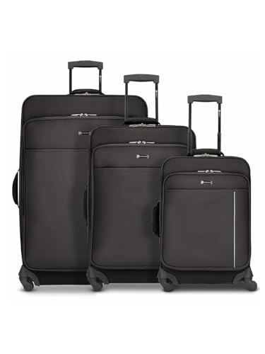CHECK.IN Weichgepäck Koffer-Set 3-teilig | Reise-Trolleys aus hochwertigem, strapazierbarem Polyester Material | für Damen und Herren | 360° Rollen & Teleskopgriff | Sevilla Serie CHECK.IN Weichgepäck Koffer-Set 3-teilig | Reise-Trolleys aus hochwertigem, strapazierbarem Polyester Material | für Damen und Herren | 360° Rollen & Teleskopgriff | Sevilla Serie von Check in