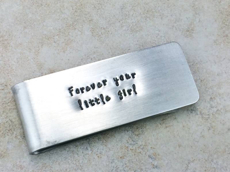 Für Immer Deine Kleine Mädchen Geldklammer/Geschenk Für Den Papa von CheckaDesigns