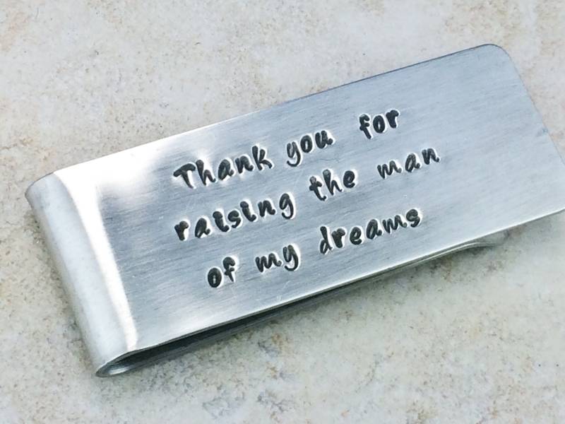 Vielen Dank Dafür, Dass Sie Meine Traummann-Geldklammer/Vater Des Bräutigams Schwiegervater-Geschenk Aufgezogen Haben Vielen Dank Dafür, Dass Sie Meine Traummann-Geldklammer/Vater Des Bräutigams Schwiegervater-Geschenk Aufgezogen Haben von CheckaDesigns