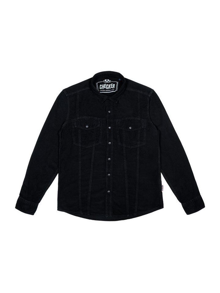 Checker Langarmhemd Dynasty Cord bluse longsleeve langarm von Checker