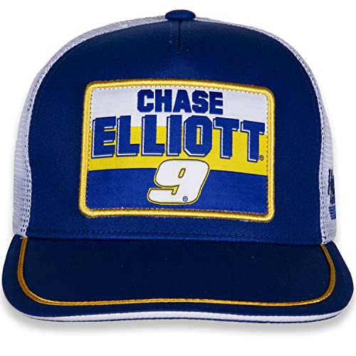 Checkered Flag Sports 2023 Chase Elliott Patch Hat – NASCAR Verstellbare Automotive Racing Mesh Baseballkappe, Chase Elliott, Einheitsgr��e von Checkered Flag Sports