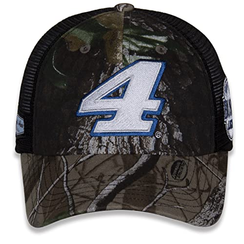 Checkered Flag Sports NASCAR 2023 Erwachsene Camo Hut – Verstellbare Automotive Racing Mesh Baseball Cap, Kevin Harvick, Einheitsgr��e von Checkered Flag Sports