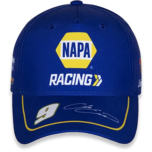 Checkered Flag Sports NASCAR 2023 Erwachsene Uniform Hut – Verstellbare Automotive Racing Baseball Cap, Chase Elliott Napa von Checkered Flag Sports